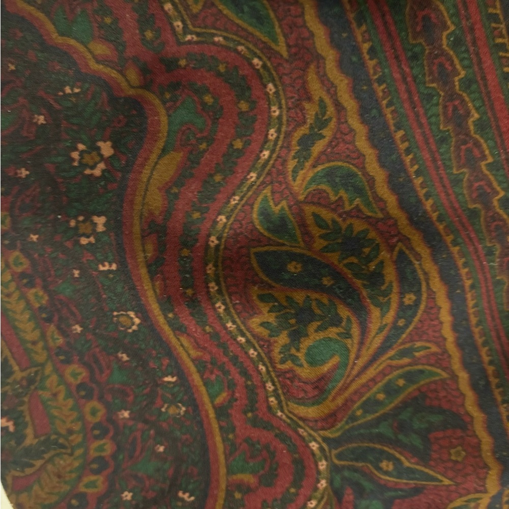 Ralph Lauren Paisley Women's Velveteen Trousers - Burgundy